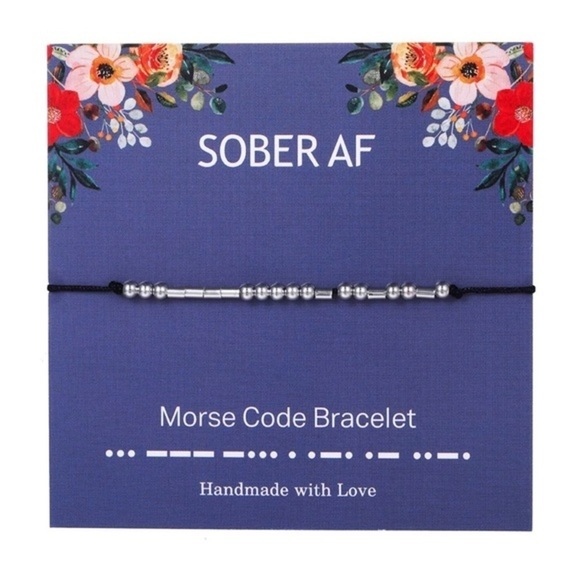 𝅺3/$15✨handmade Morse Code Bracelet, multiple sayings available ✨ - Picture 2 of 8